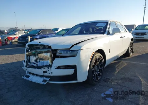2022 Rolls-Royce Ghost z USA, uszkodzony, nr VIN SCATD6C04NU209944